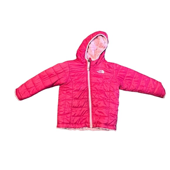 The North Face Jackets & Coats Pink Reversible Girls North Face
